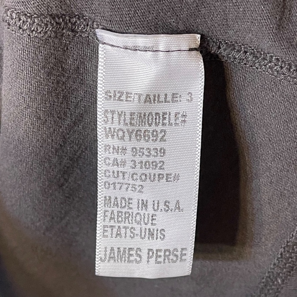 James Perse Dark Gray Sleeveless A-Line Dress - Picture 4 of 7